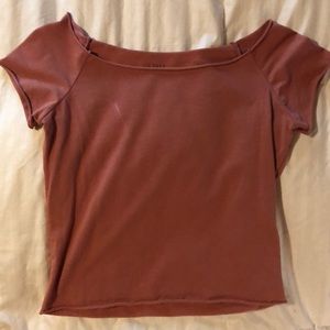 Off the shoulder brandy Melville top